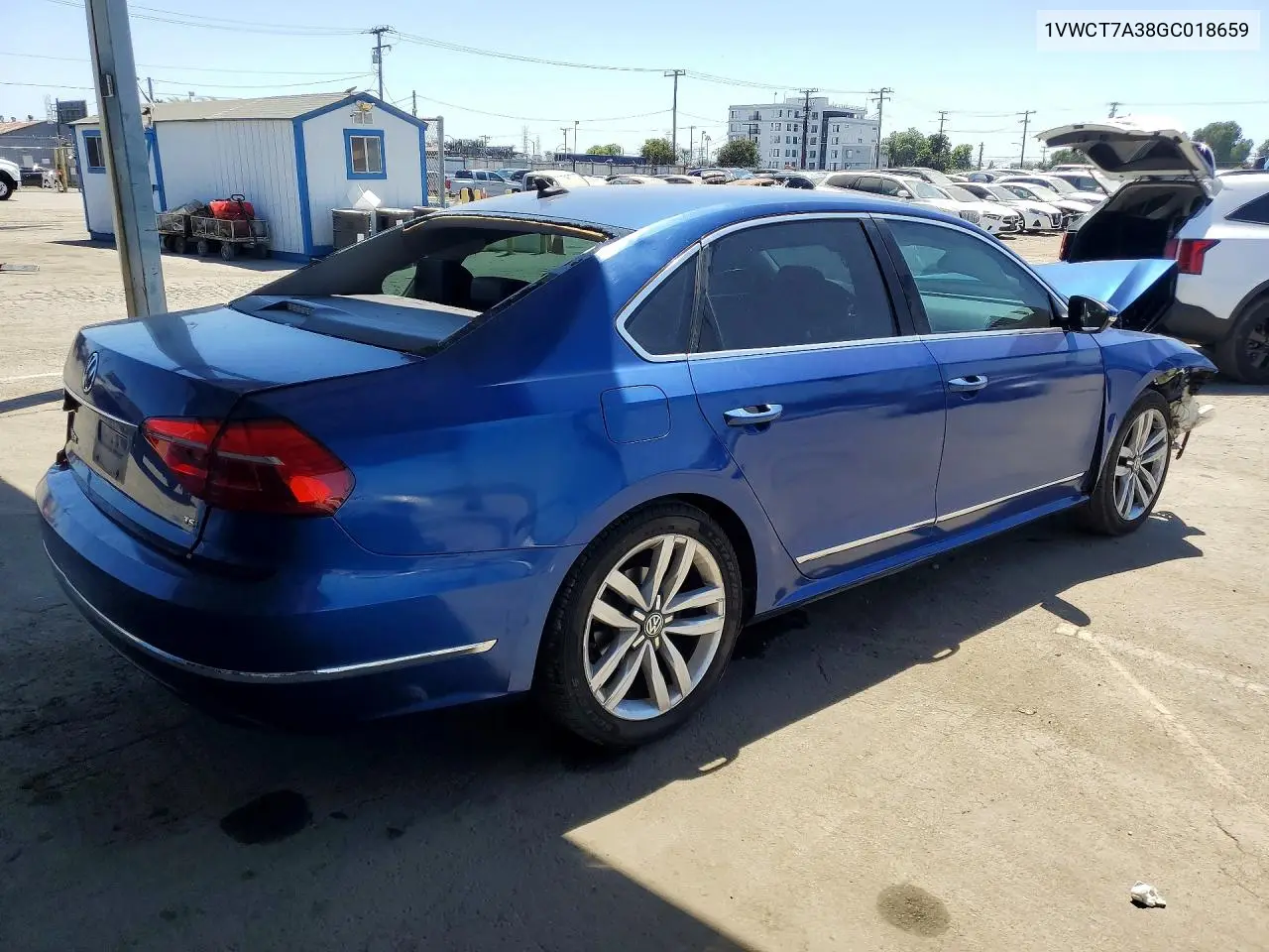 2016 Volkswagen Passat Sel VIN: 1VWCT7A38GC018659 Lot: 61356196