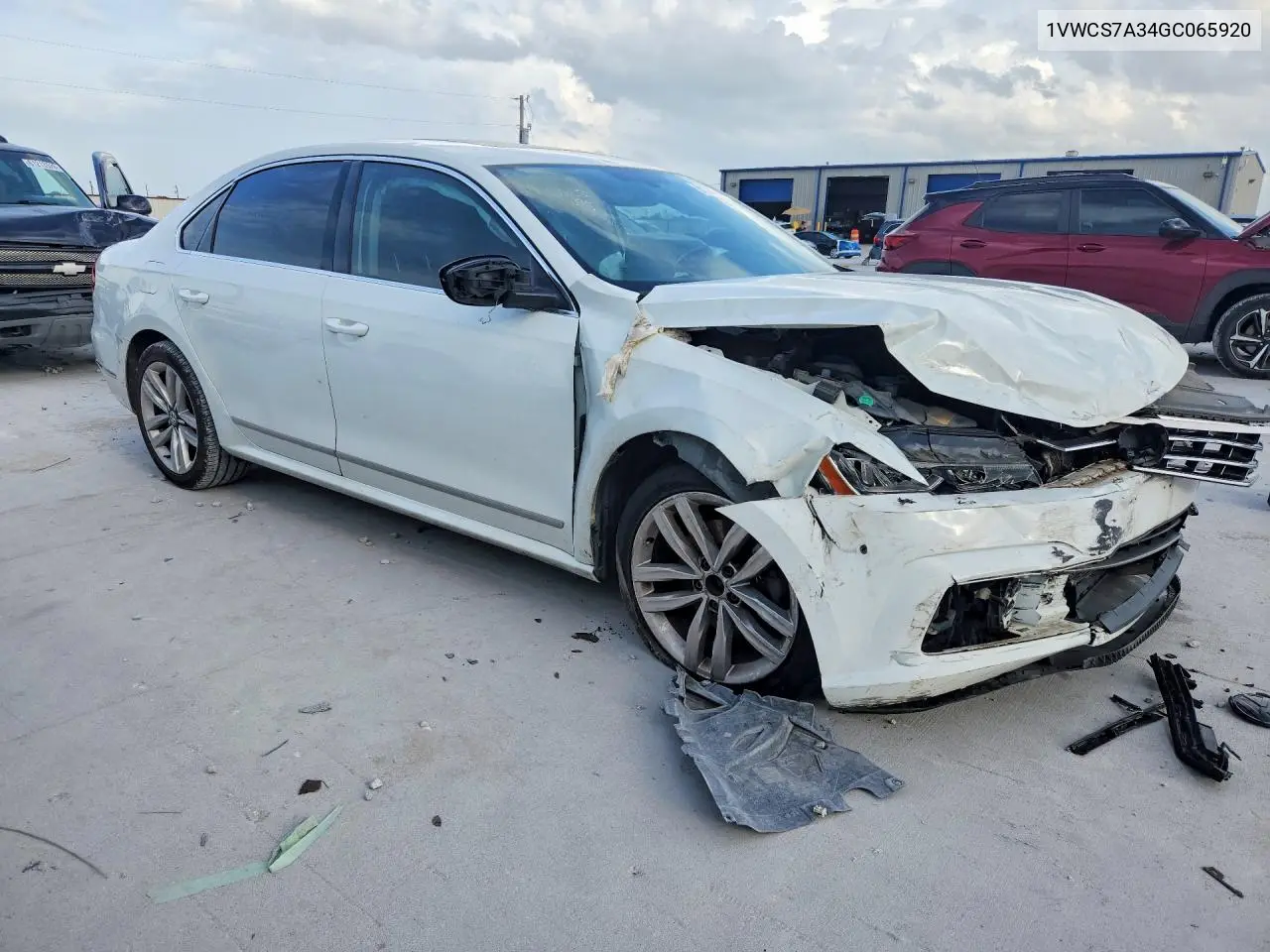 2016 Volkswagen Passat Sel VIN: 1VWCS7A34GC065920 Lot: 61362246