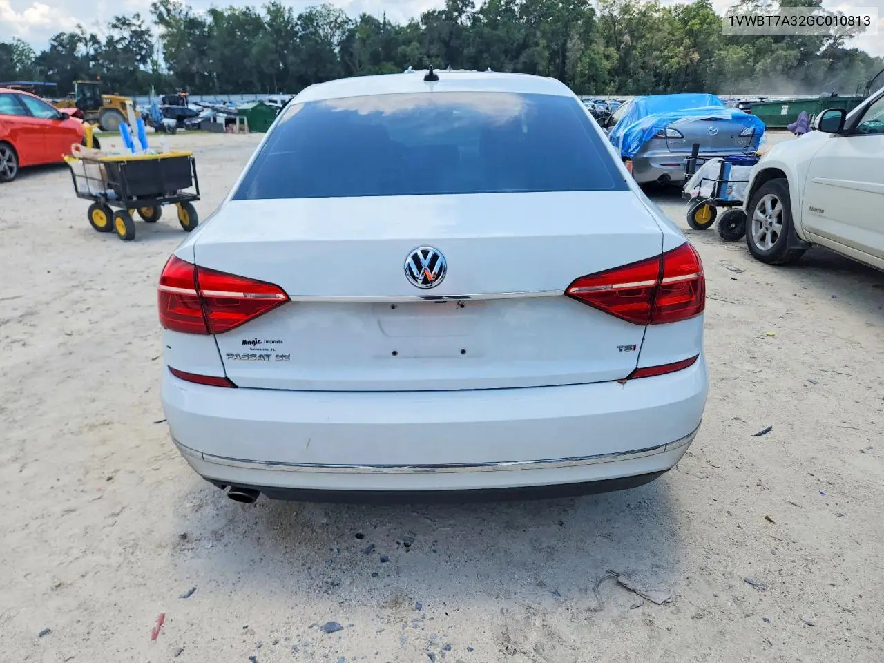 2016 Volkswagen Passat Se VIN: 1VWBT7A32GC010813 Lot: 61474676