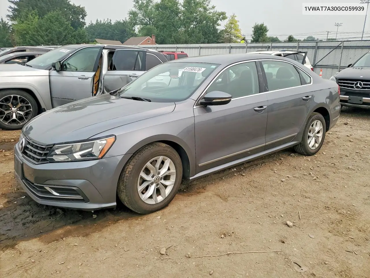 2016 Volkswagen Passat S VIN: 1VWAT7A30GC059939 Lot: 61598476