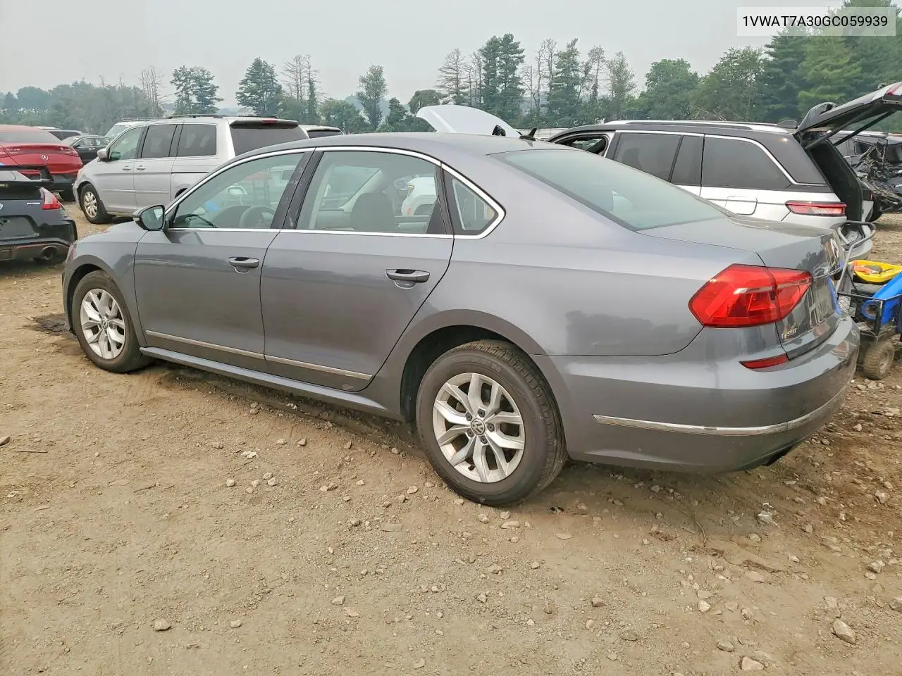 2016 Volkswagen Passat S VIN: 1VWAT7A30GC059939 Lot: 61598476