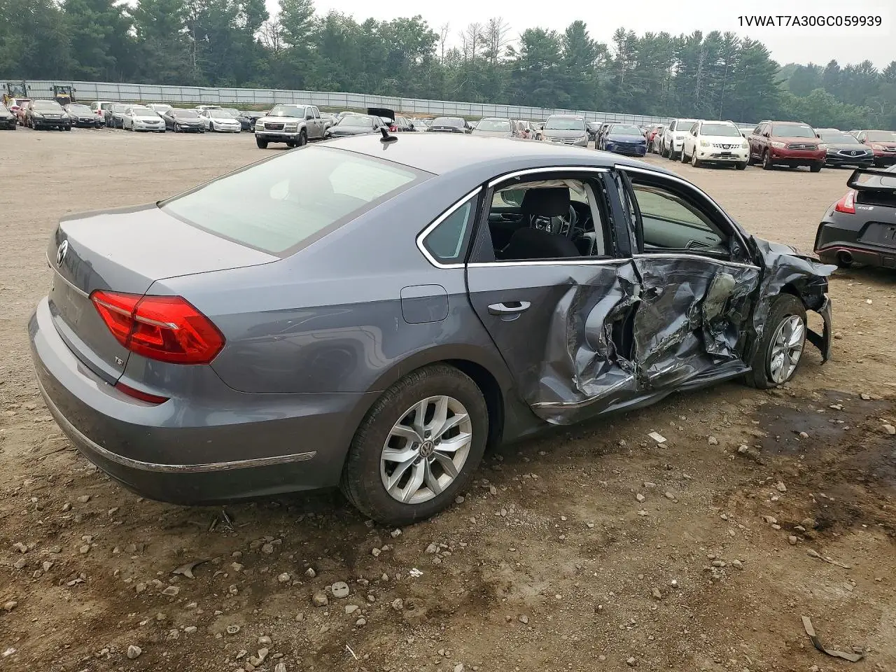 2016 Volkswagen Passat S VIN: 1VWAT7A30GC059939 Lot: 61598476