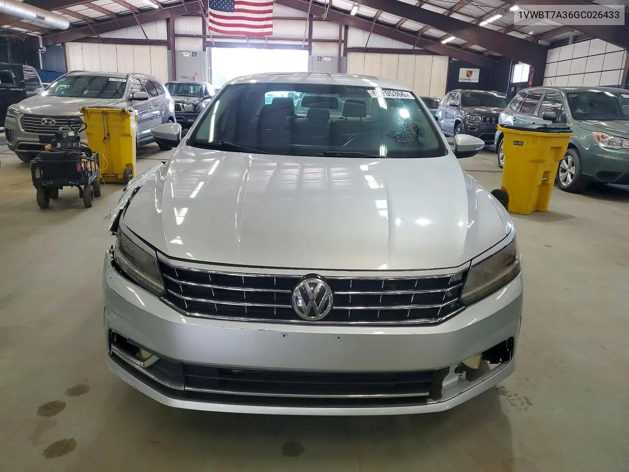 2016 Volkswagen Passat Se VIN: 1VWBT7A36GC026433 Lot: 61705366