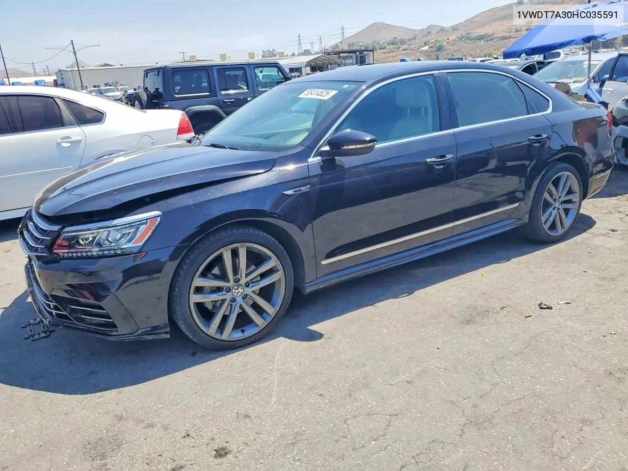 2017 Volkswagen Passat R-Line VIN: 1VWDT7A30HC035591 Lot: 55414626