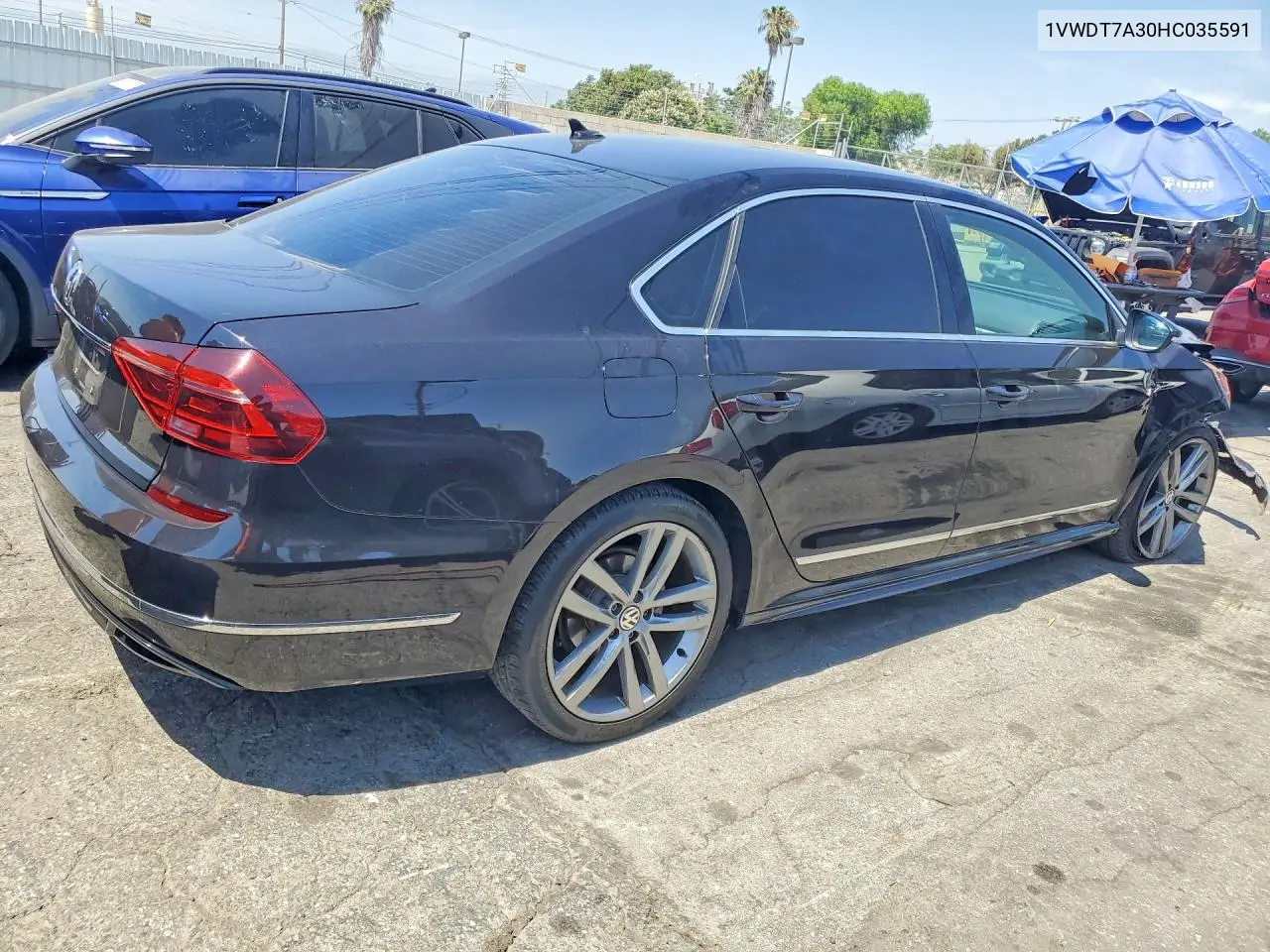 2017 Volkswagen Passat R-Line VIN: 1VWDT7A30HC035591 Lot: 55414626