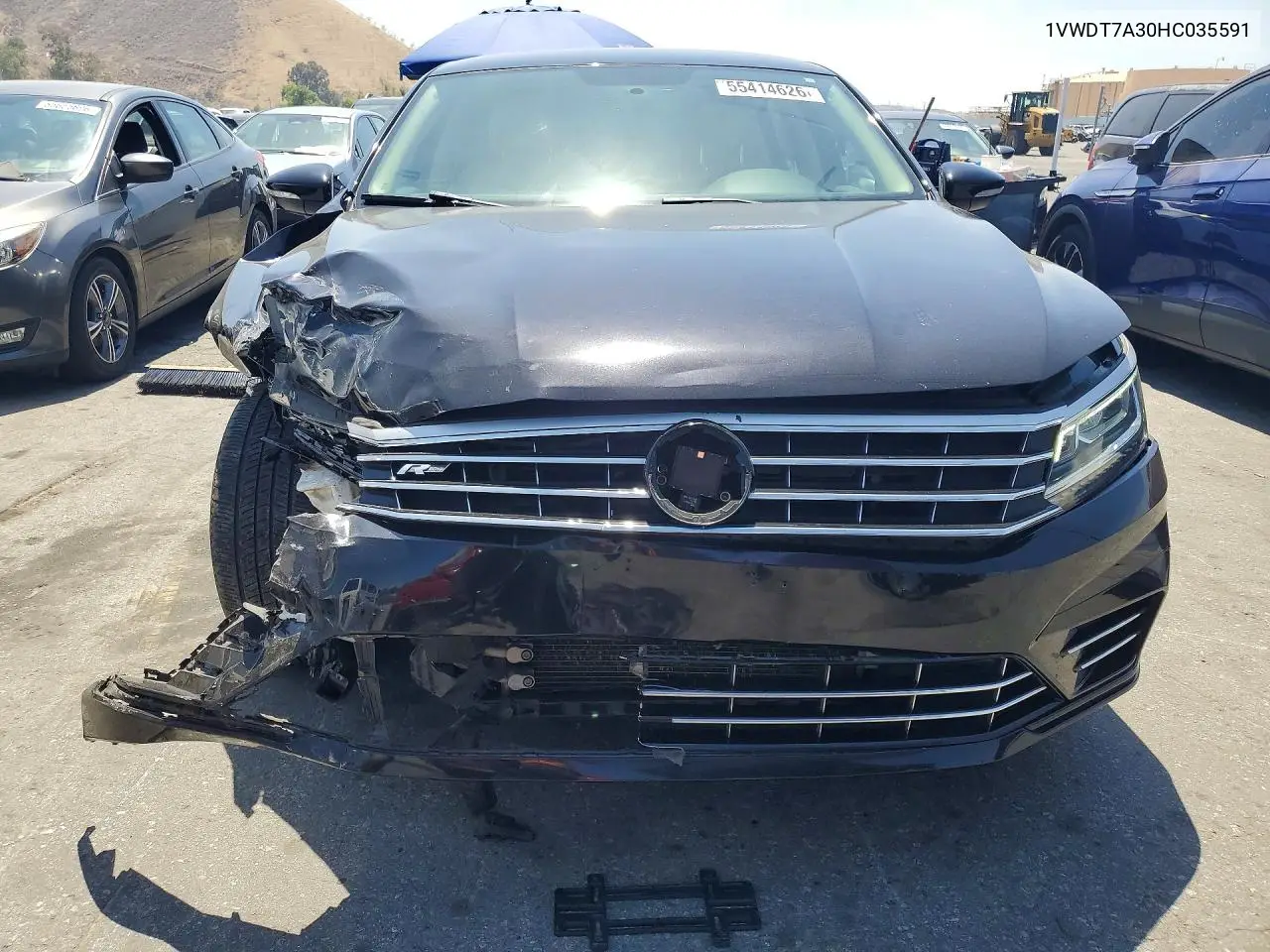 2017 Volkswagen Passat R-Line VIN: 1VWDT7A30HC035591 Lot: 55414626