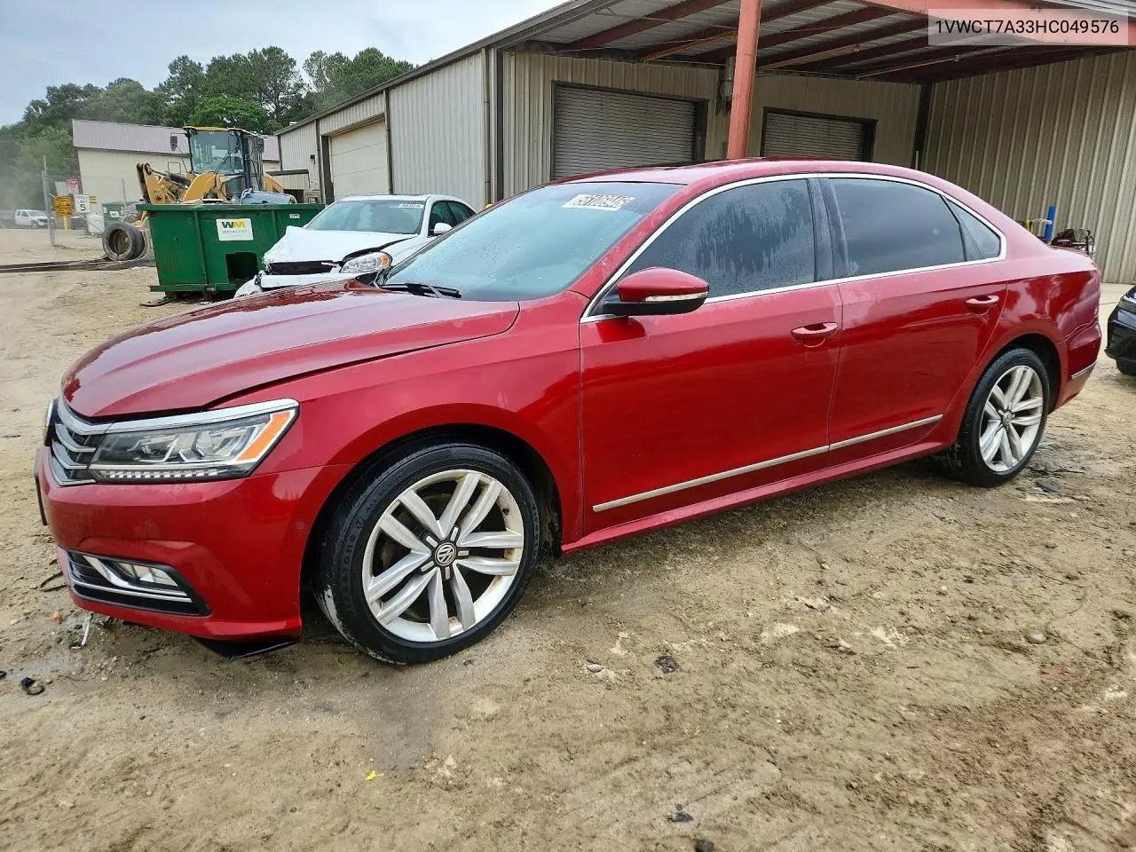 2017 Volkswagen Passat Sel Premium VIN: 1VWCT7A33HC049576 Lot: 56106946