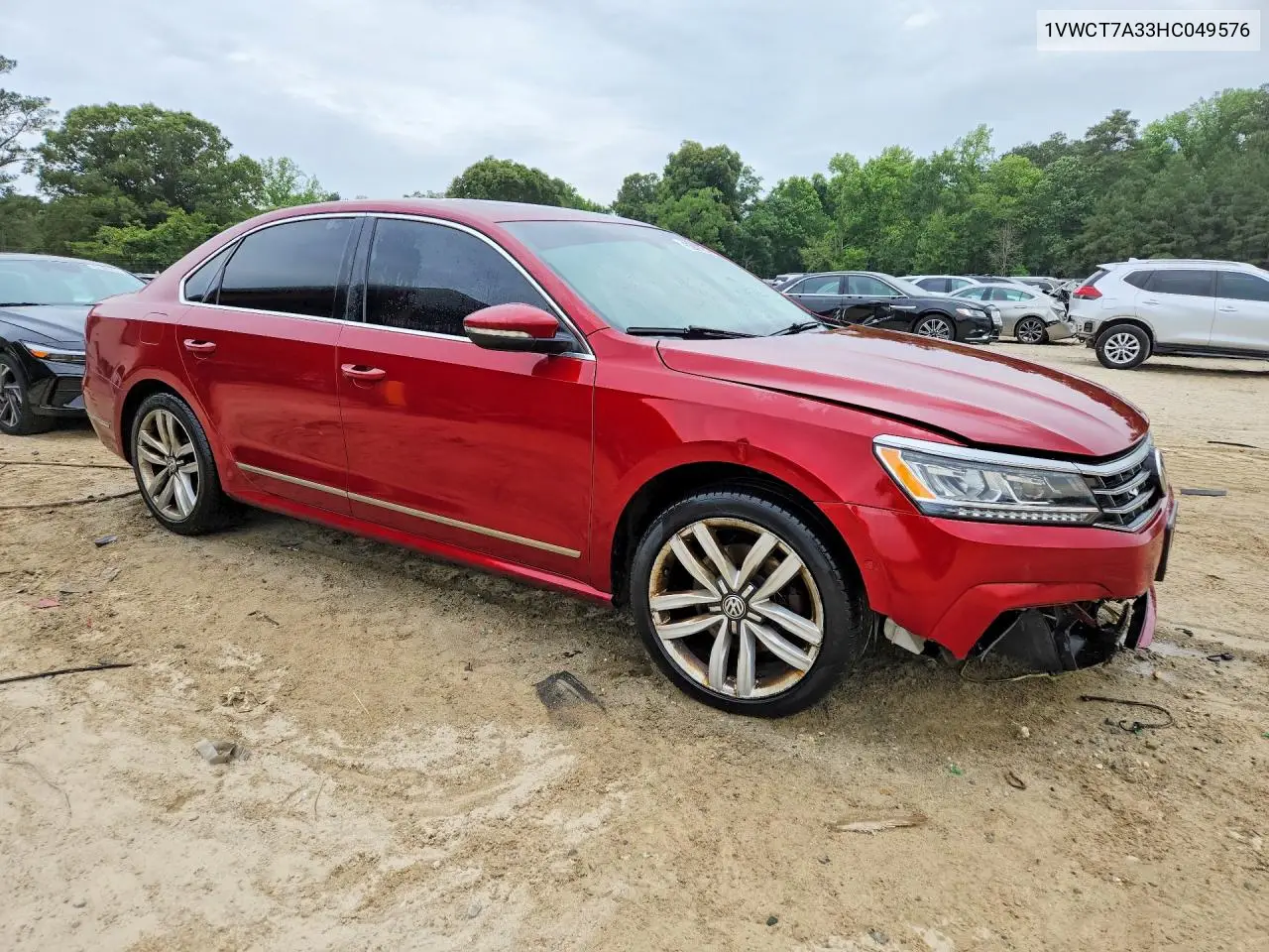 2017 Volkswagen Passat Sel Premium VIN: 1VWCT7A33HC049576 Lot: 56106946