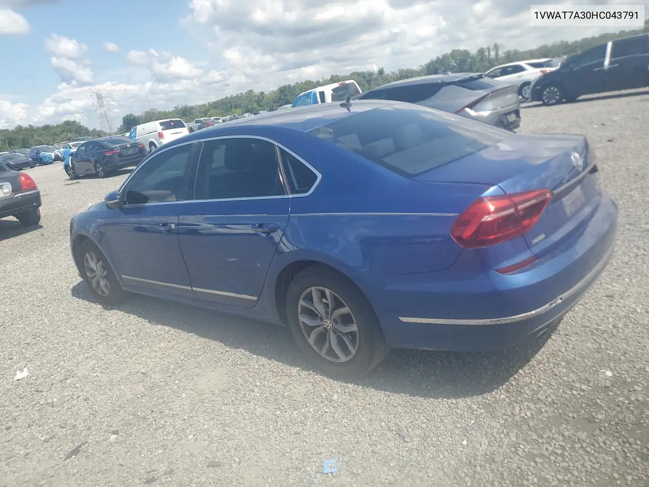 2017 Volkswagen Passat S VIN: 1VWAT7A30HC043791 Lot: 56421126