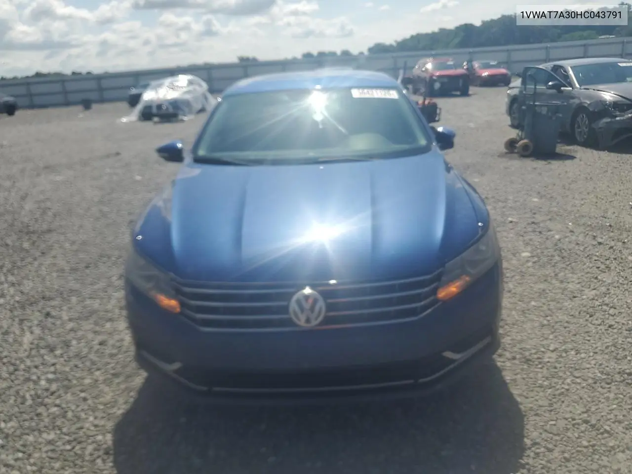 2017 Volkswagen Passat S VIN: 1VWAT7A30HC043791 Lot: 56421126