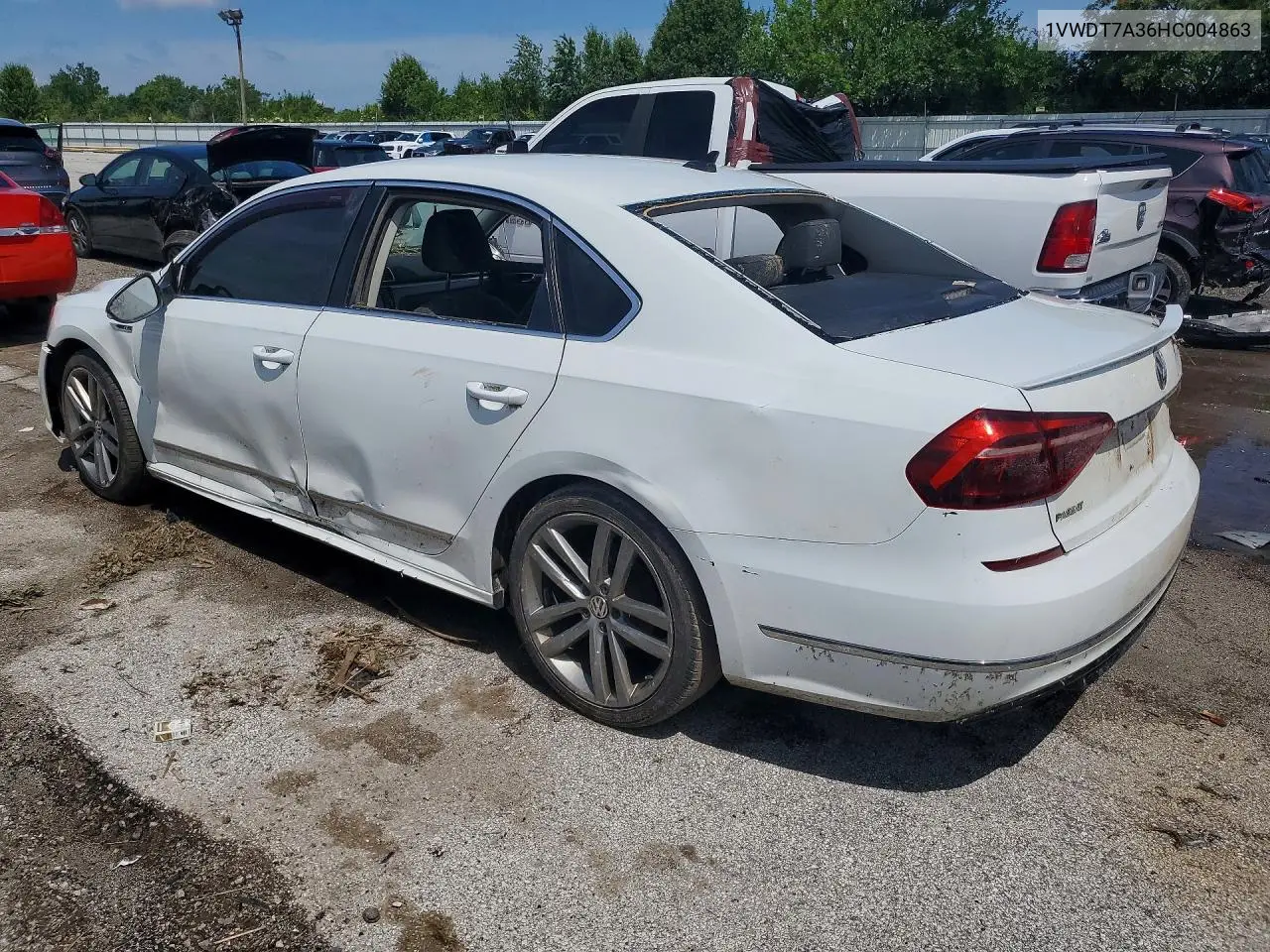 2017 Volkswagen Passat R-Line VIN: 1VWDT7A36HC004863 Lot: 58220356