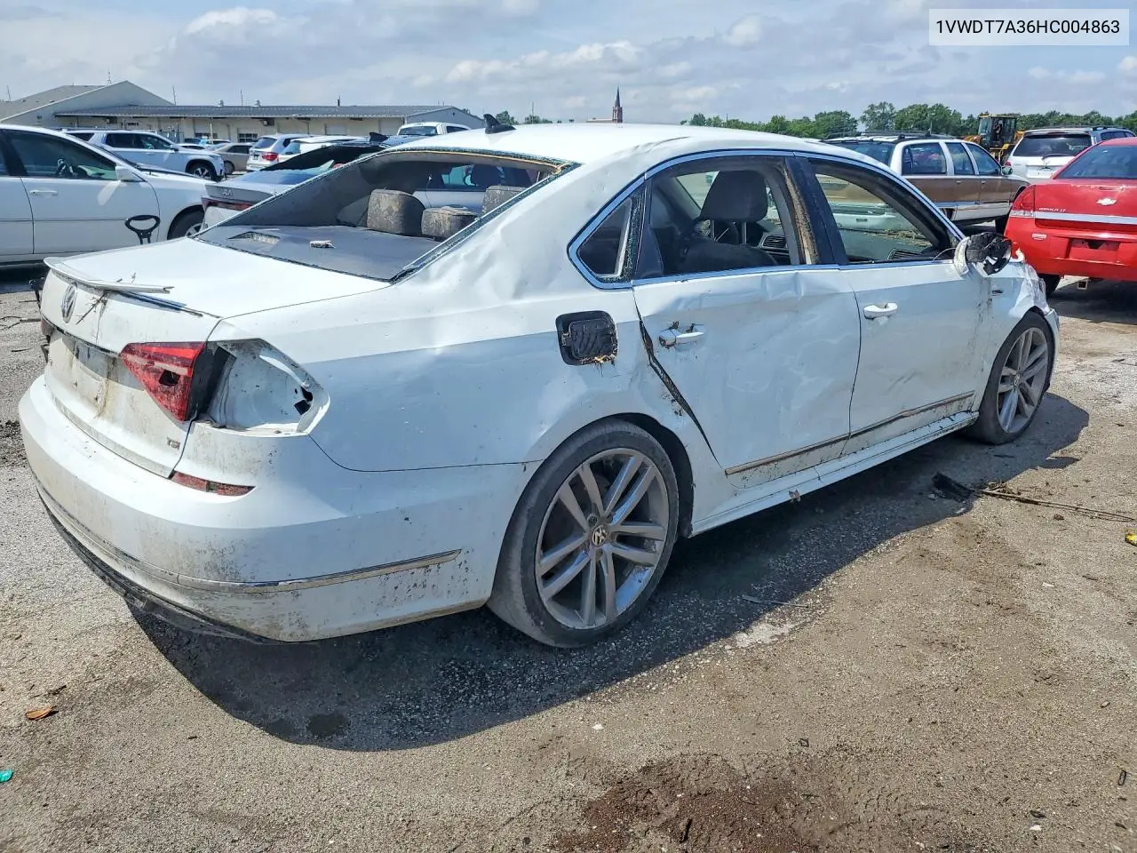 2017 Volkswagen Passat R-Line VIN: 1VWDT7A36HC004863 Lot: 58220356