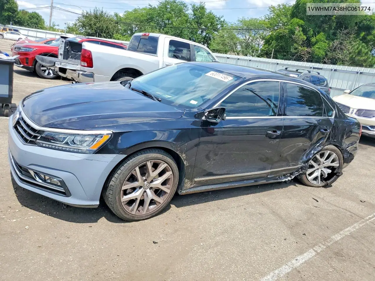 2017 Volkswagen Passat Se VIN: 1VWHM7A38HC061774 Lot: 60017496