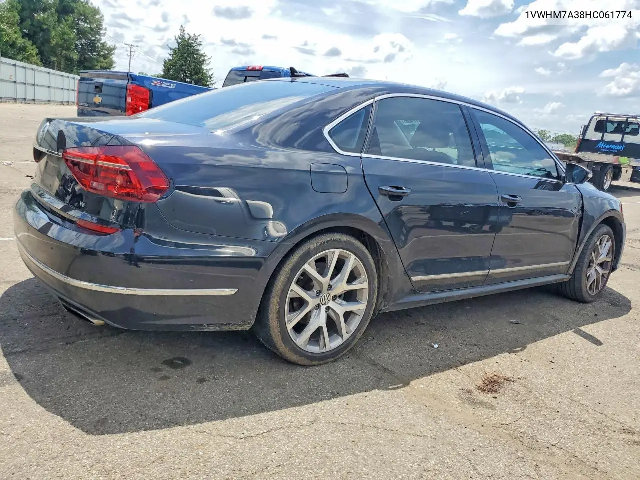 2017 Volkswagen Passat Se VIN: 1VWHM7A38HC061774 Lot: 60017496