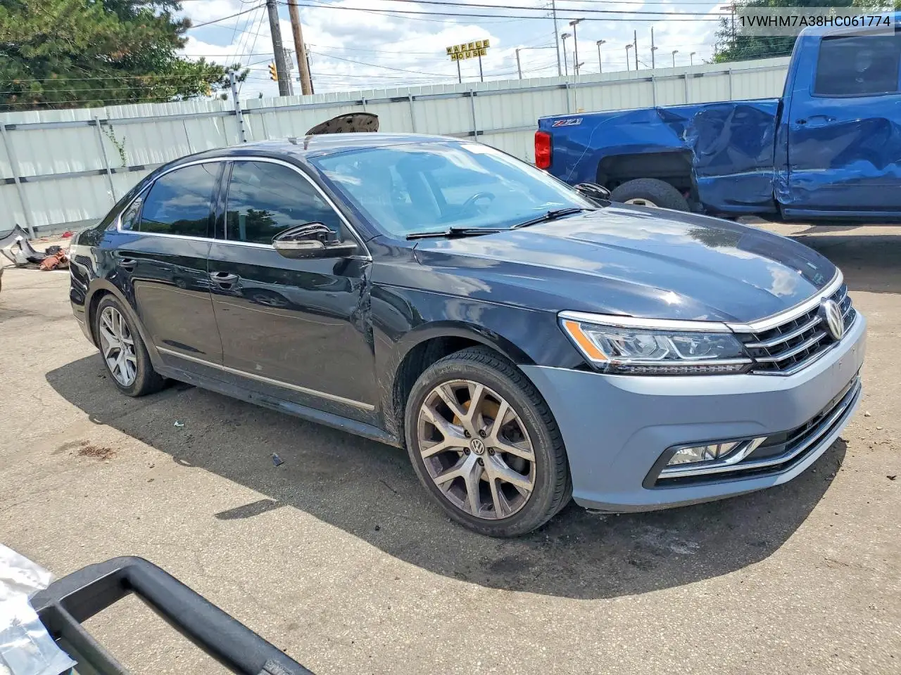 2017 Volkswagen Passat Se VIN: 1VWHM7A38HC061774 Lot: 60017496