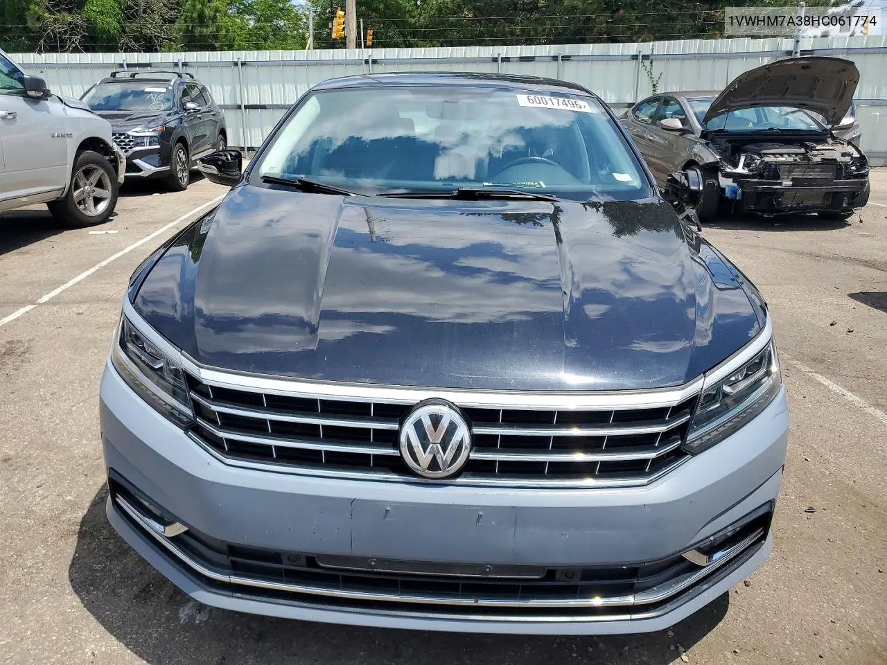 2017 Volkswagen Passat Se VIN: 1VWHM7A38HC061774 Lot: 60017496