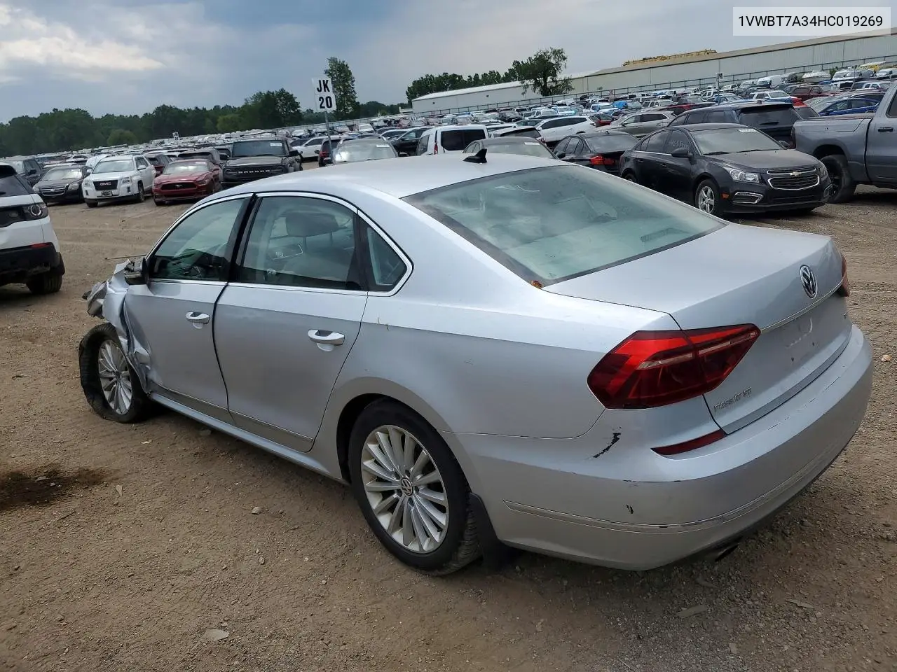 2017 Volkswagen Passat Se VIN: 1VWBT7A34HC019269 Lot: 60397926