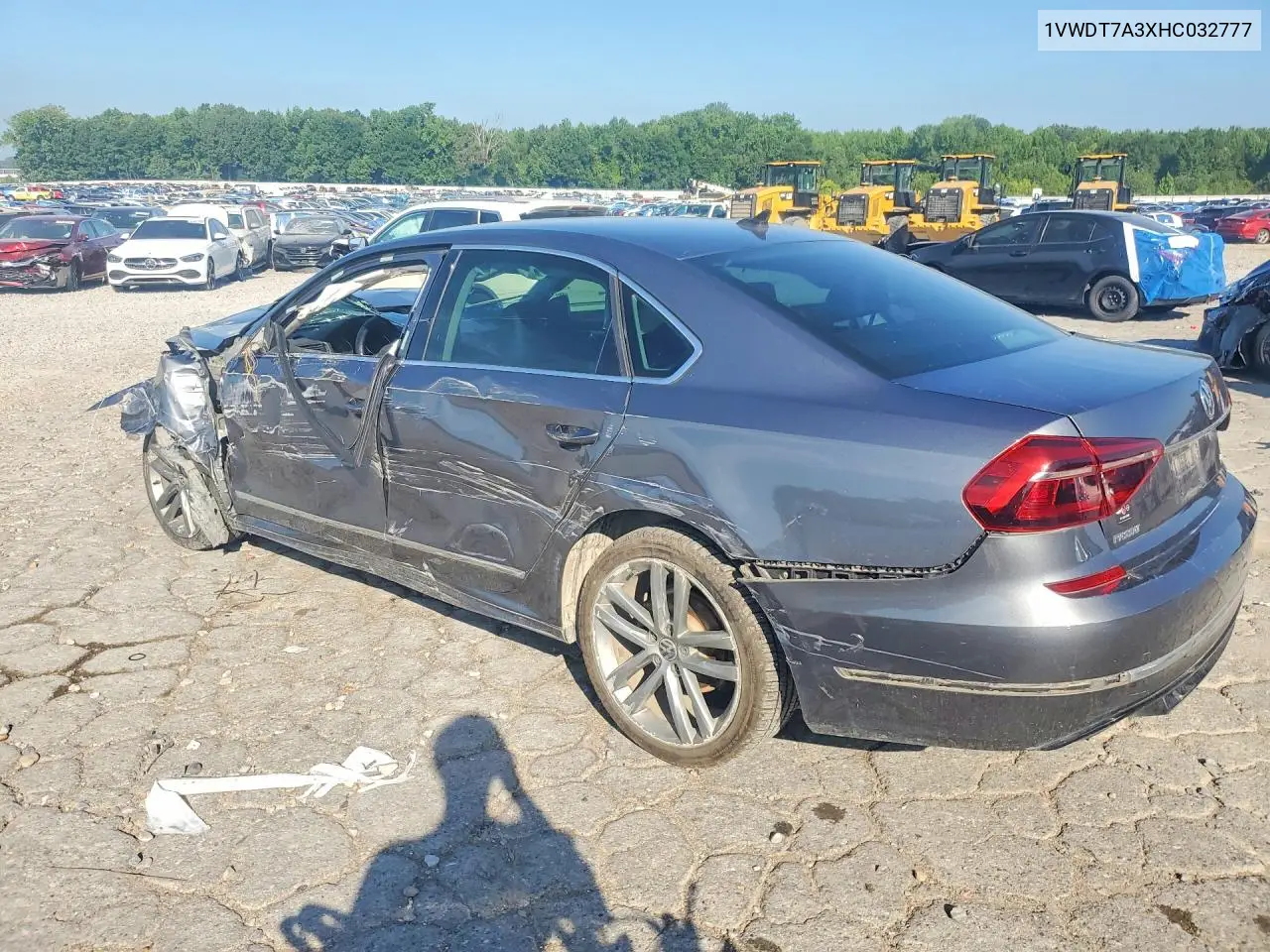 2017 Volkswagen Passat R-Line VIN: 1VWDT7A3XHC032777 Lot: 60443096