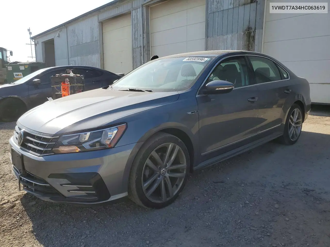 2017 Volkswagen Passat R-Line VIN: 1VWDT7A34HC063619 Lot: 60592896