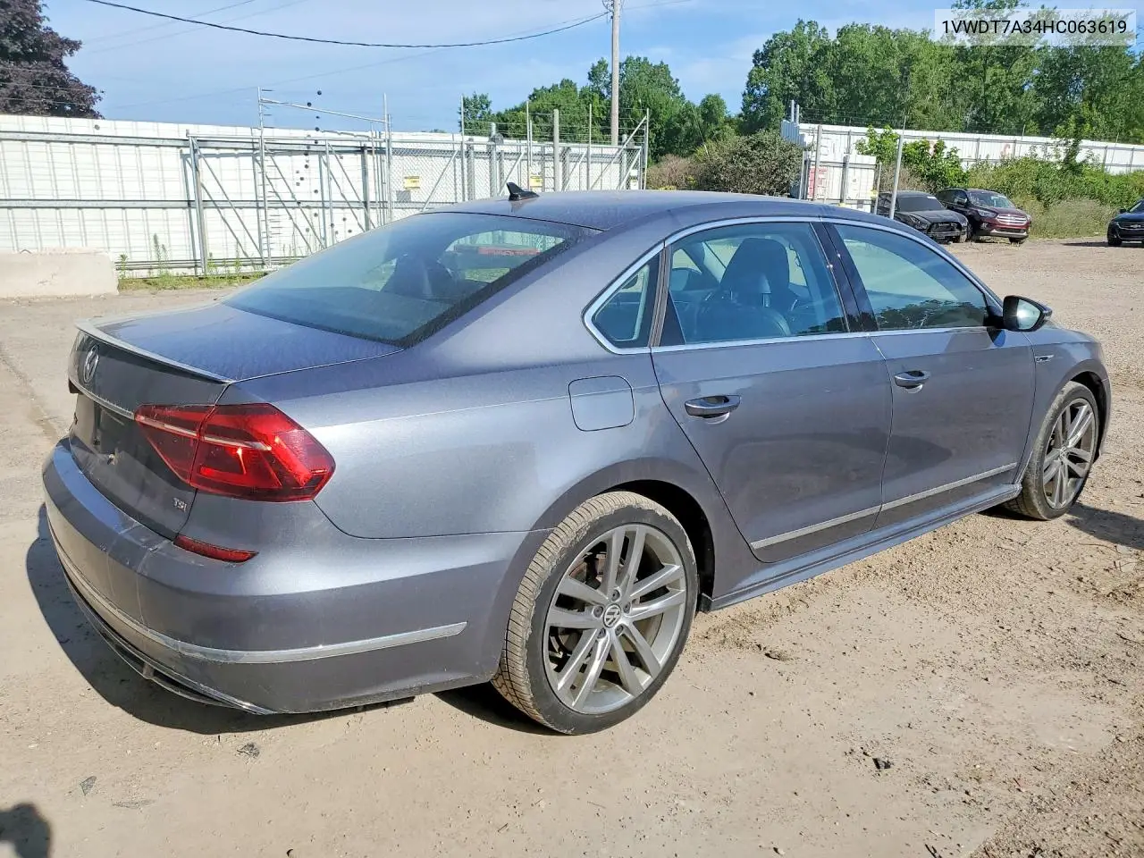2017 Volkswagen Passat R-Line VIN: 1VWDT7A34HC063619 Lot: 60592896