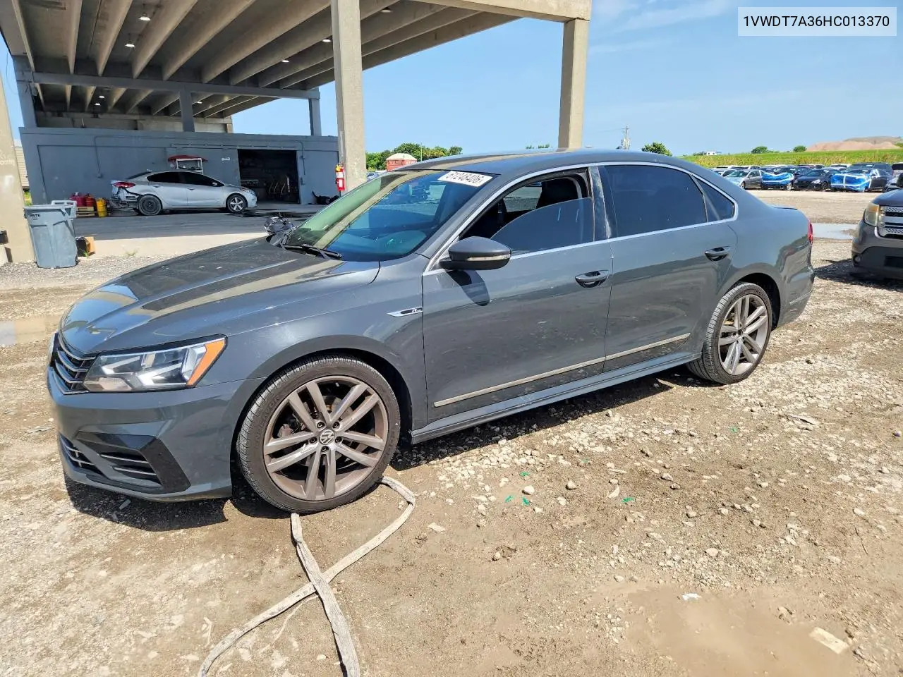 2017 Volkswagen Passat R-Line VIN: 1VWDT7A36HC013370 Lot: 61248406