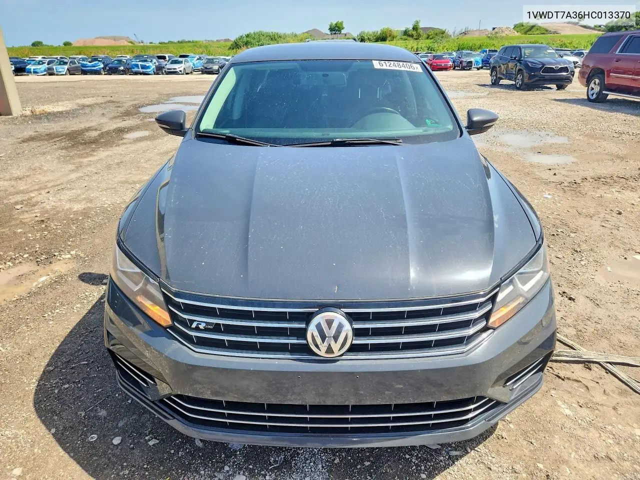 2017 Volkswagen Passat R-Line VIN: 1VWDT7A36HC013370 Lot: 61248406
