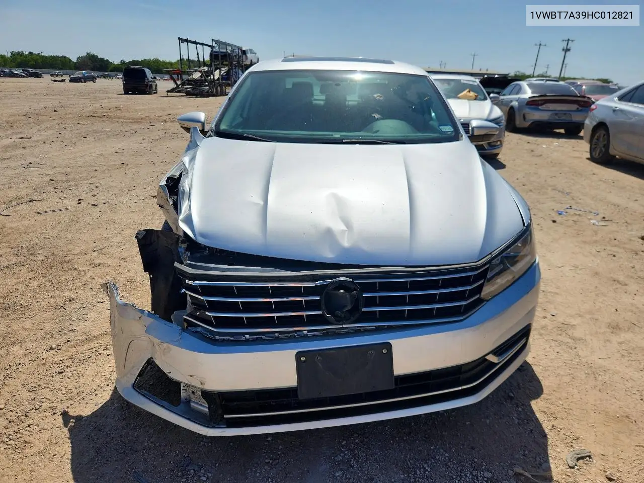 2017 Volkswagen Passat Se VIN: 1VWBT7A39HC012821 Lot: 61311366