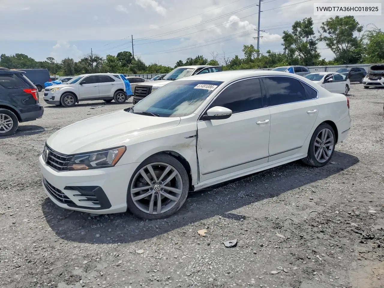 2017 Volkswagen Passat R-Line VIN: 1VWDT7A36HC018925 Lot: 61491886