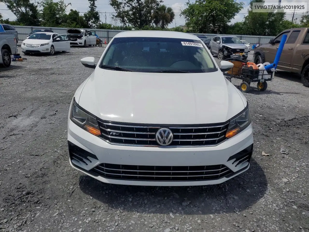 2017 Volkswagen Passat R-Line VIN: 1VWDT7A36HC018925 Lot: 61491886