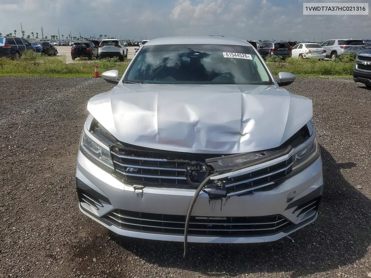 2017 Volkswagen Passat R-Line VIN: 1VWDT7A37HC021316 Lot: 61544526