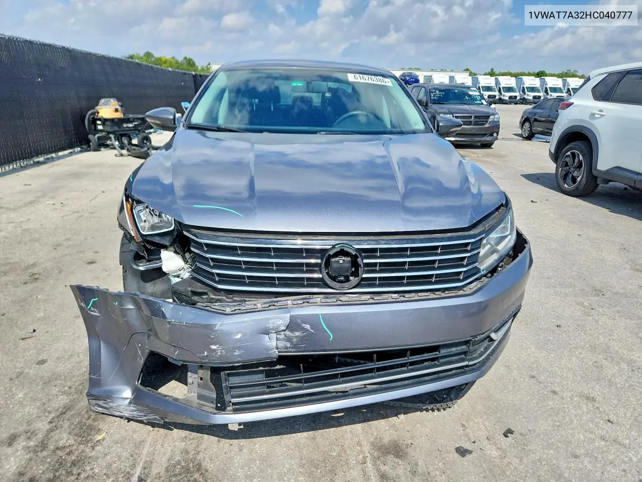 2017 Volkswagen Passat S VIN: 1VWAT7A32HC040777 Lot: 61676386
