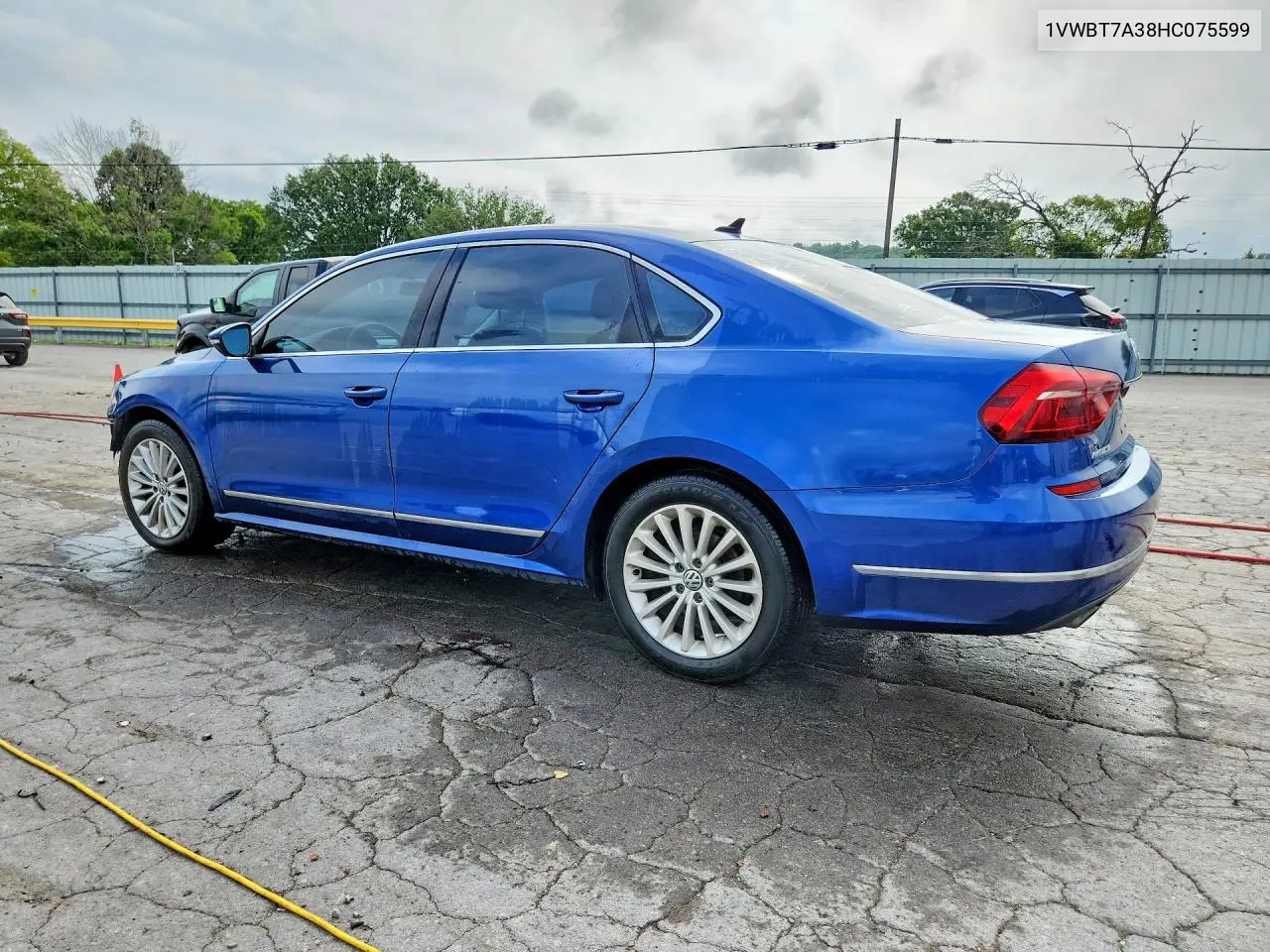 2017 Volkswagen Passat Se VIN: 1VWBT7A38HC075599 Lot: 61710946