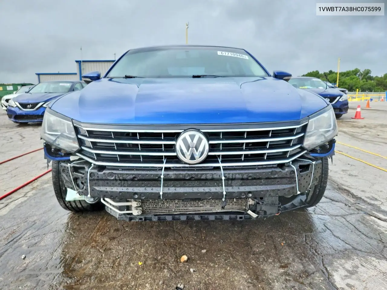 2017 Volkswagen Passat Se VIN: 1VWBT7A38HC075599 Lot: 61710946