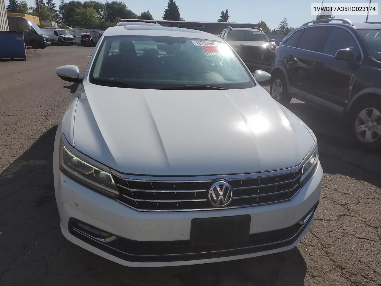 1VWGT7A35HC023174 2017 Volkswagen Passat