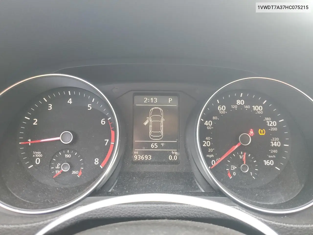 1VWDT7A37HC075215 2017 Volkswagen Passat R-Line