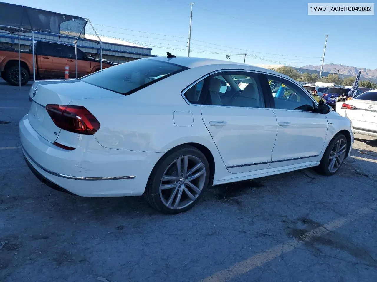 1VWDT7A35HC049082 2017 Volkswagen Passat R-Line