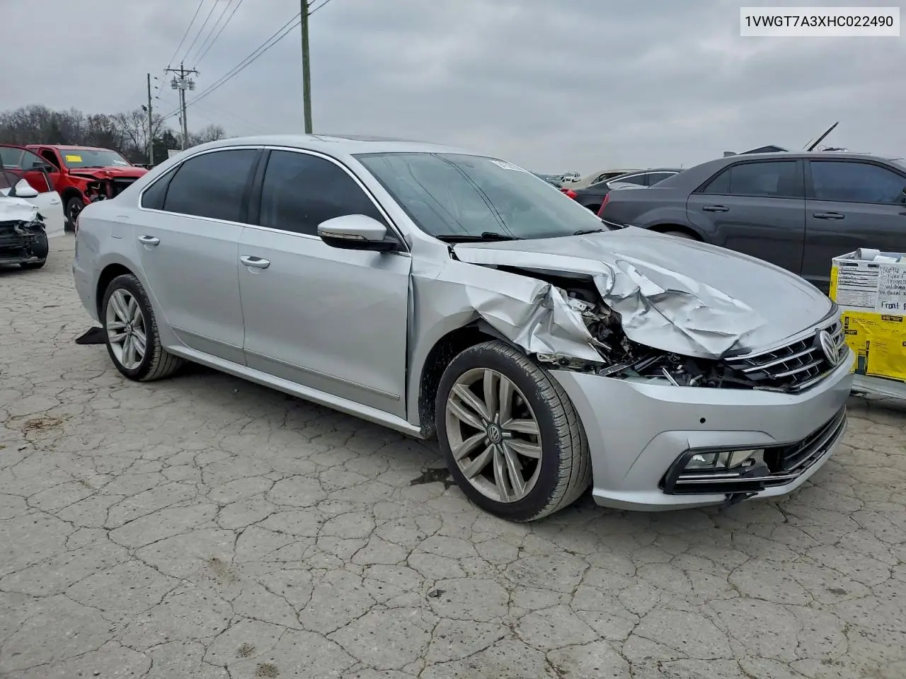 1VWGT7A3XHC022490 2017 Volkswagen Passat Se