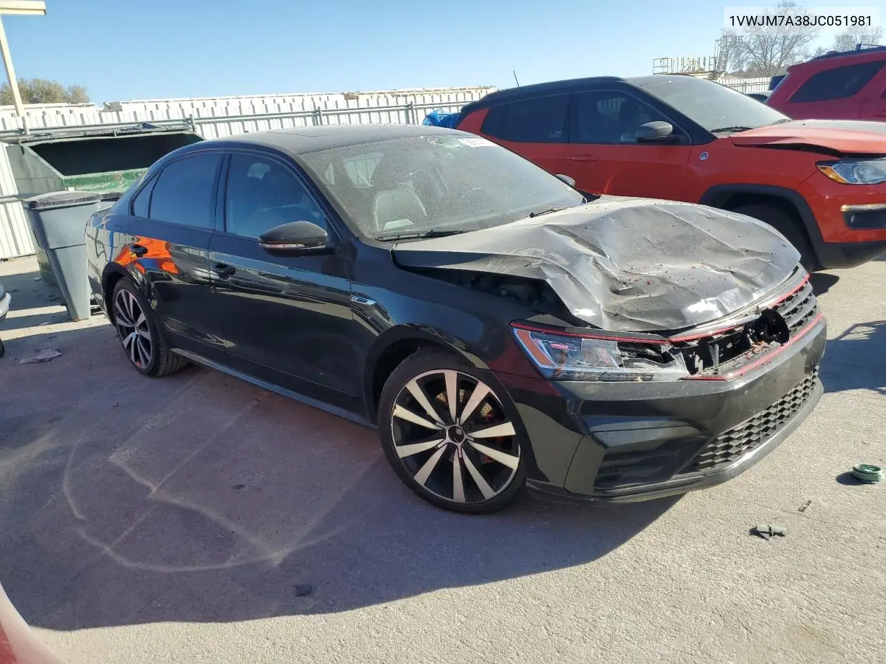 1VWJM7A38JC051981 2018 Volkswagen Passat Gt
