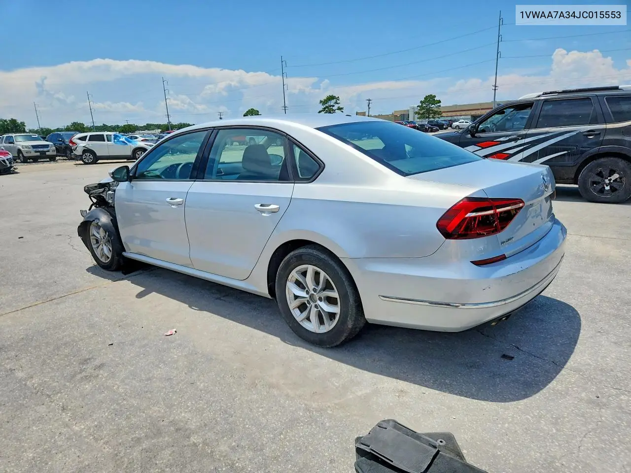 2018 Volkswagen Passat S VIN: 1VWAA7A34JC015553 Lot: 59395386