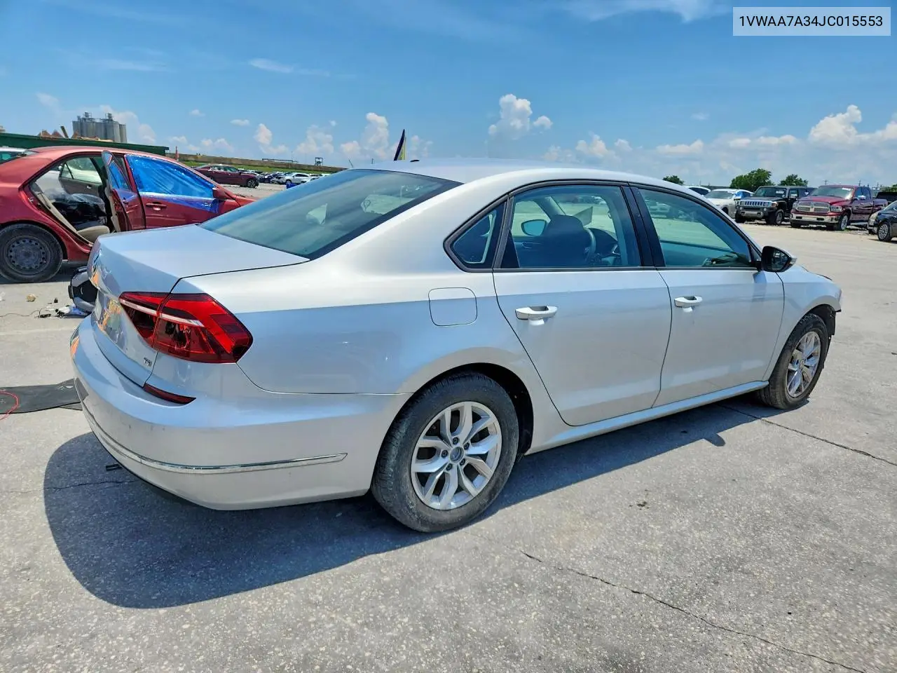 2018 Volkswagen Passat S VIN: 1VWAA7A34JC015553 Lot: 59395386
