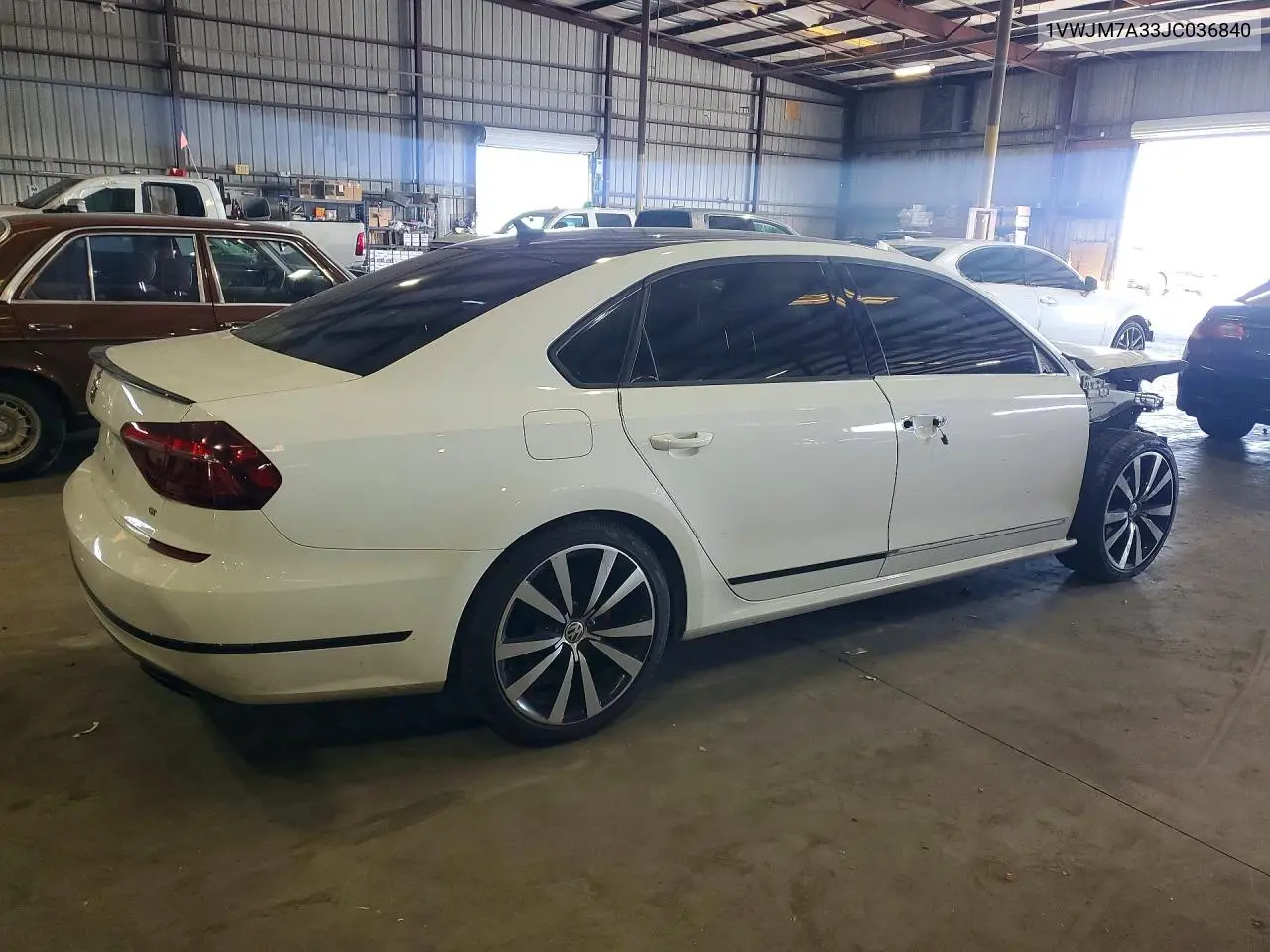2018 Volkswagen Passat Gt VIN: 1VWJM7A33JC036840 Lot: 60291346