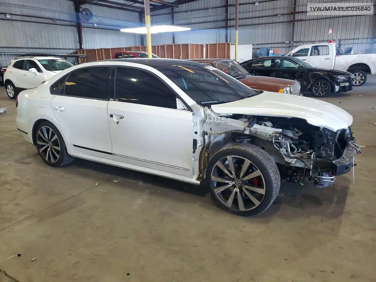 2018 Volkswagen Passat Gt VIN: 1VWJM7A33JC036840 Lot: 60291346