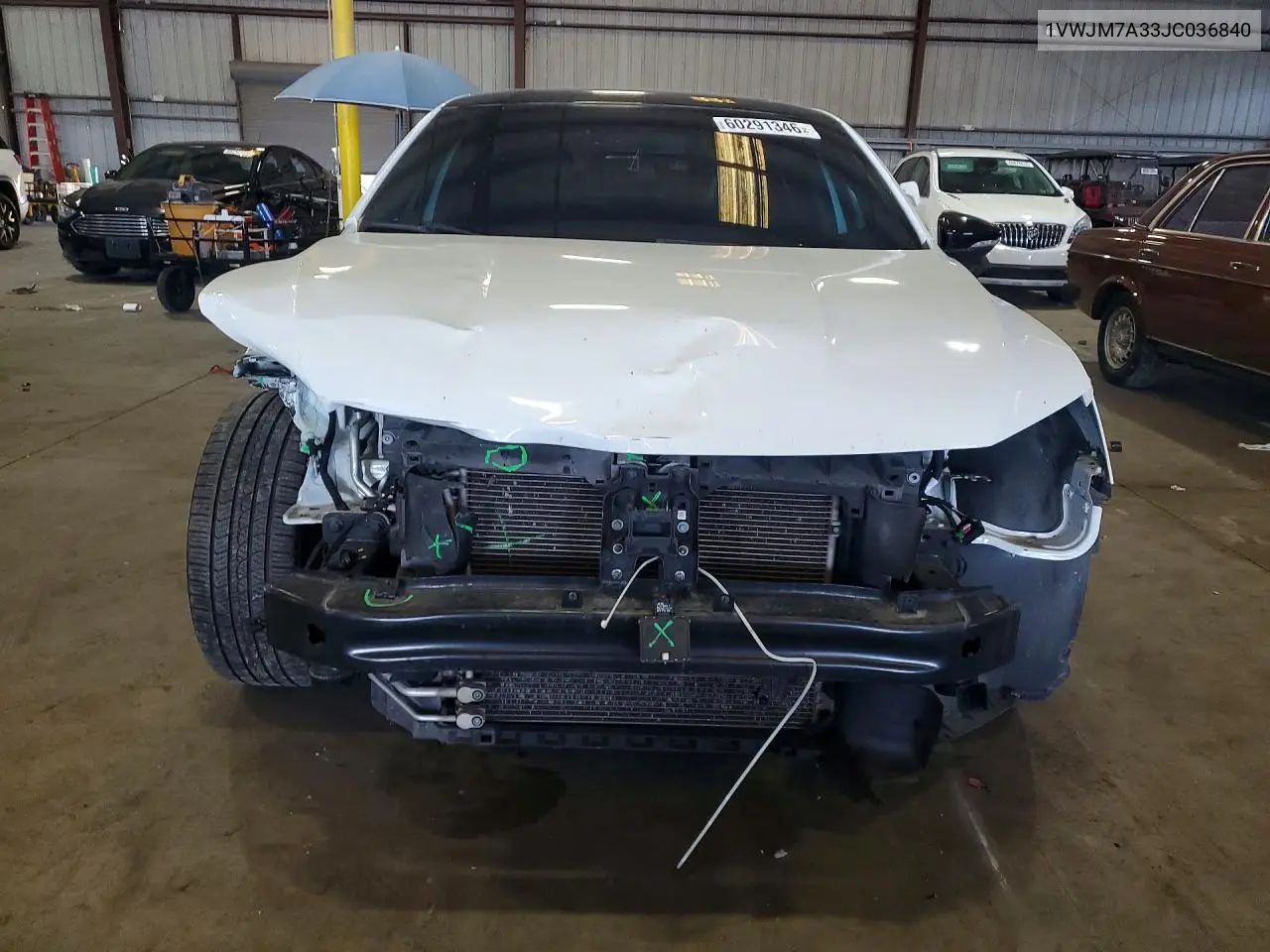 2018 Volkswagen Passat Gt VIN: 1VWJM7A33JC036840 Lot: 60291346
