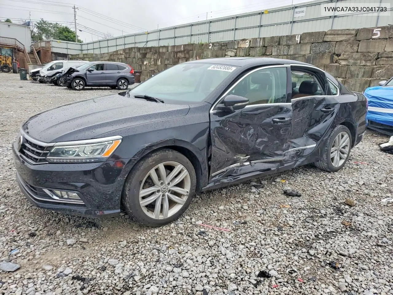 2018 Volkswagen Passat Sel Premium VIN: 1VWCA7A33JC041733 Lot: 60482886