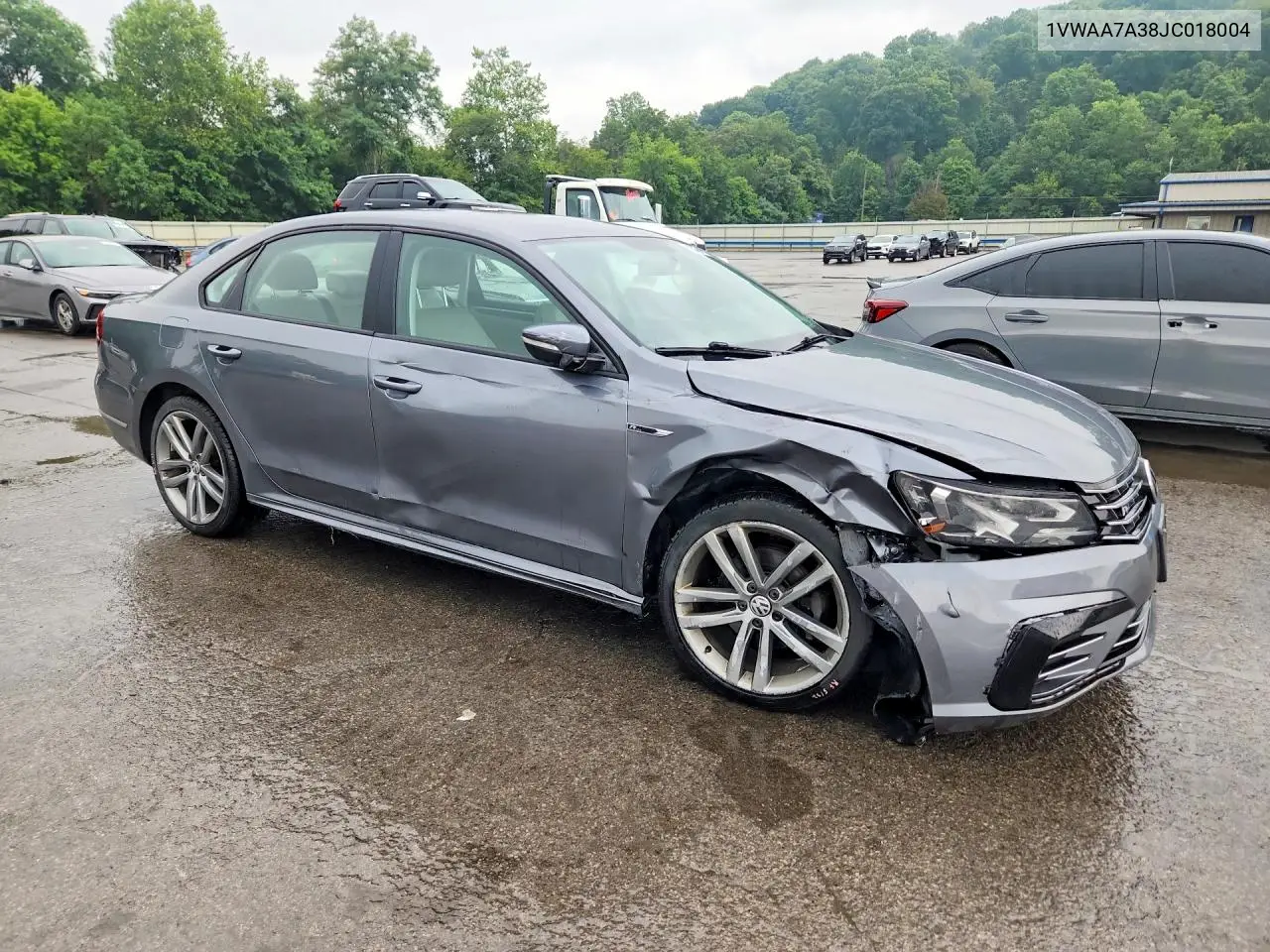 2018 Volkswagen Passat S VIN: 1VWAA7A38JC018004 Lot: 61342496