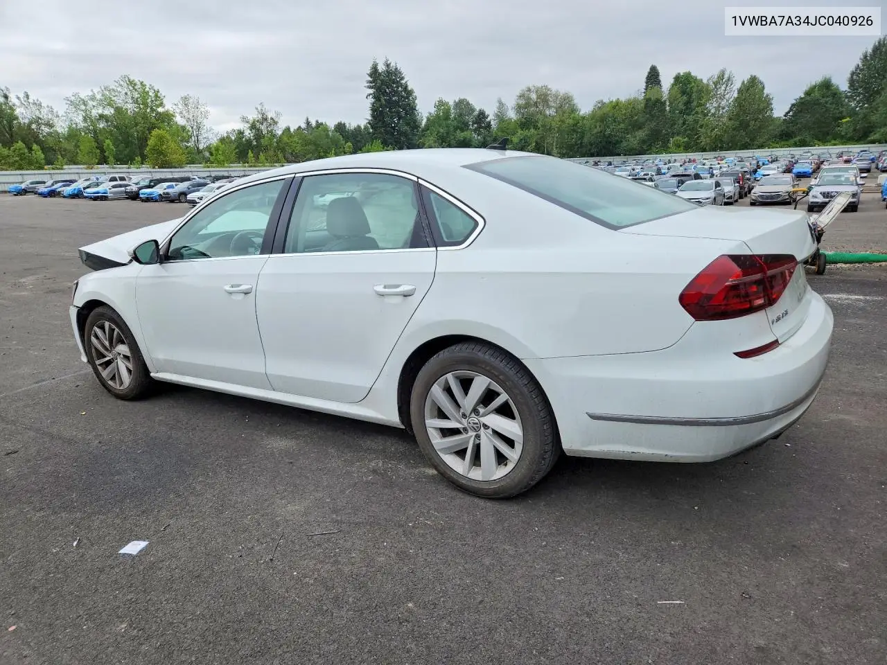 2018 Volkswagen Passat Se VIN: 1VWBA7A34JC040926 Lot: 61377006