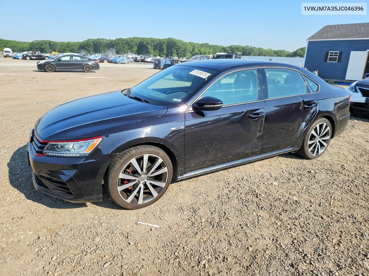 2018 Volkswagen Passat Gt VIN: 1VWJM7A35JC046396 Lot: 61518976