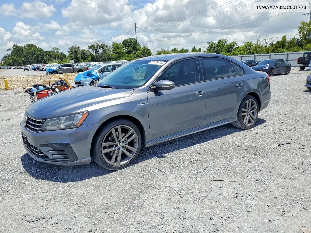 2018 Volkswagen Passat S/R-Line VIN: 1VWAA7A33JC001773 Lot: 61578476