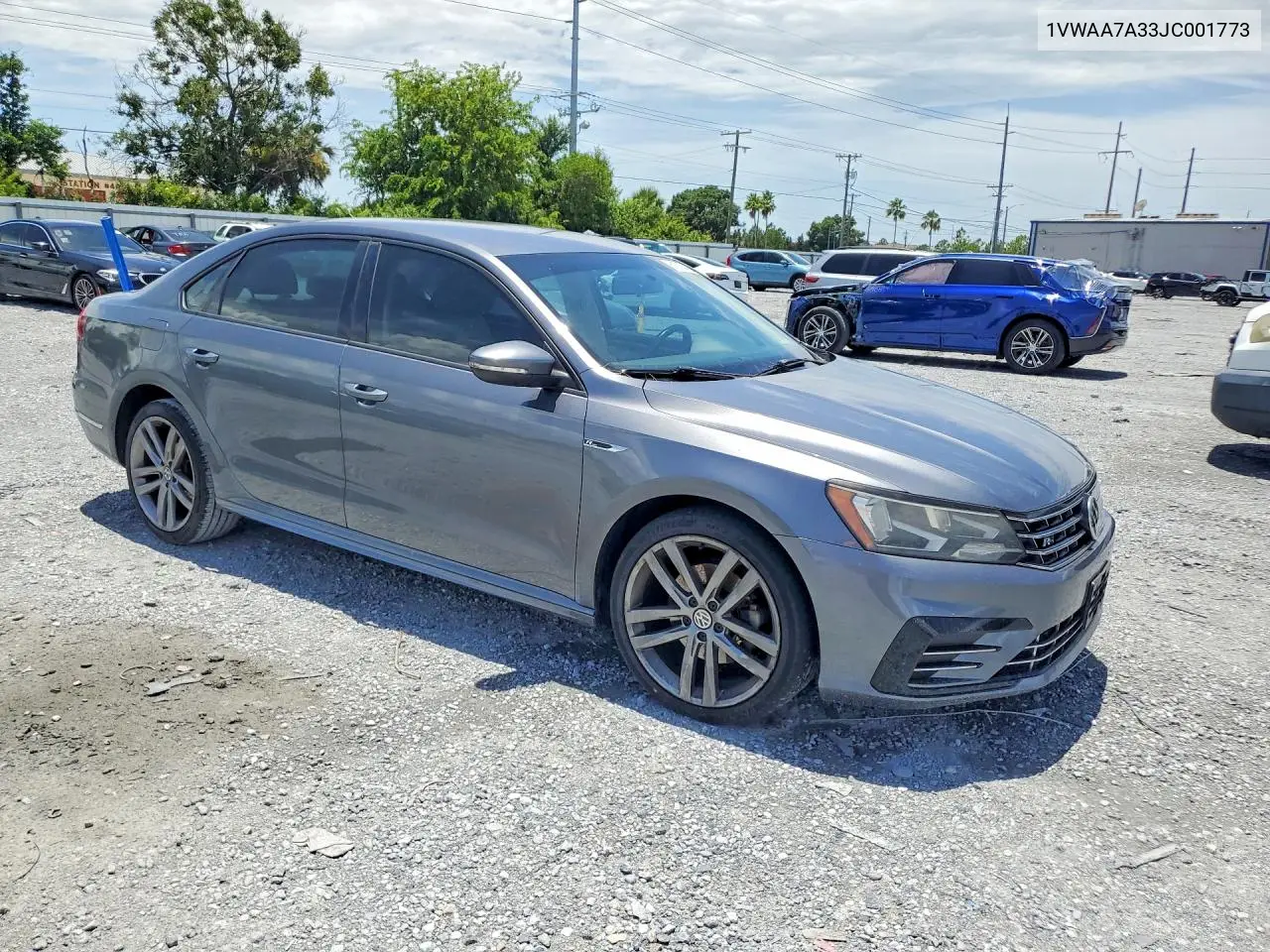 2018 Volkswagen Passat S/R-Line VIN: 1VWAA7A33JC001773 Lot: 61578476