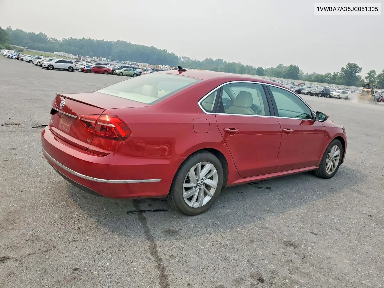 2018 Volkswagen Passat Se VIN: 1VWBA7A35JC051305 Lot: 61660926